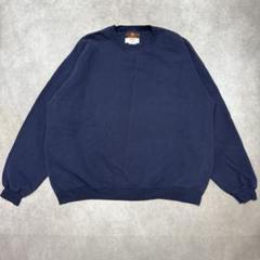 00s ラッセルアスレチック メンバーズマーク 無地スウェット ネイビー 2XL