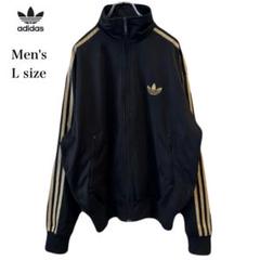 adidas アディダス トラックジャケット ジャージ メンズ L ブラック