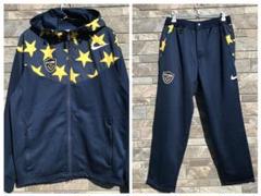 ナイキ×FCRB　ジャージ　S　セットアップ　ネイビー　スター　星 ナイキ×FCRBジャージSセットアップネイビースター星
