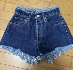 moussy】デニムショートパンツ フリンジ - メルカリ