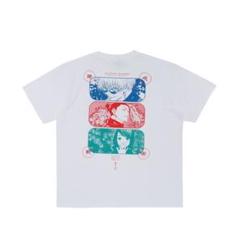呪術廻戦 ジャンフェス JF限定 缶バッジ付き Tシャツ 五条悟 虎杖悠仁 虎杖悠仁や五条悟の可愛いつままれが〈ジャンプフェスタ2024