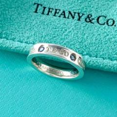 ティファニー　サファイア　カーブドバンド　K18　YG　12.5号　リング Tiffany & Co. - ティファニー リング サファイア 12号 K18YG の