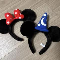 ミニーマウス・ミッキーマウス カチューシャセット
