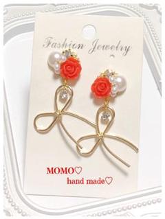 ビジューピアス♡イヤリング♡ハンドメイド♡