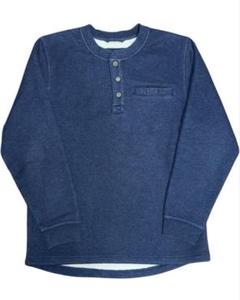 00's L.L.Bean ヘンリーネック フリースカットソー