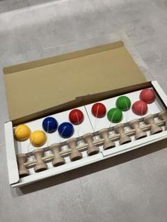 10連けん玉 10連大皿 カラー玉 秋元けん玉研究所×大空 山形工房 近日入荷】10連けん玉☆10連大皿 カラー玉☆秋元けん玉研究所