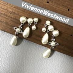 Vivienne Westwood ピン クリップパールピアス - メルカリ