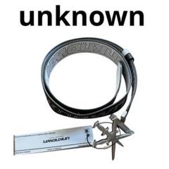 UNKNOWN LONDON リバーシブルベルト　2550 めっちゃ変わる】 UNKNOWN LONDON リバーシブルベルト 2550