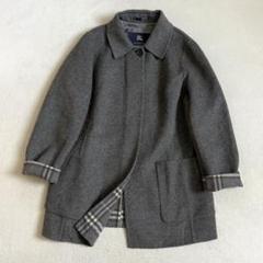 極美品 XL バーバリー  ステンカラーコート カシミヤアンゴラ混 ブラック 楽天市場】バーバリー アンゴラ コートの通販