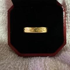 used k18YG AU750 18金リング　 平打ち　フラット　幅4.2ミリ 楽天市場】k18 平打ち リング イエローゴールド（サイズ（指輪