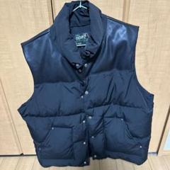 Schott ダウンベスト 2XL ブラック 中古・古着通販】DOWN by schott (ダウン バイ ショット) レザー