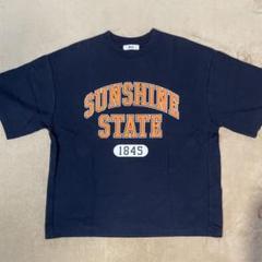 WEGO 半袖 ロゴ Tシャツ ネイビー