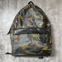 Gentil Bandit 迷彩 レザー バックパック 本革
