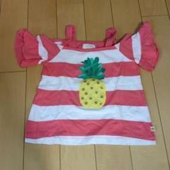 中古品★kate spade★オフショルダーカットソー★記名なし★サイズ120