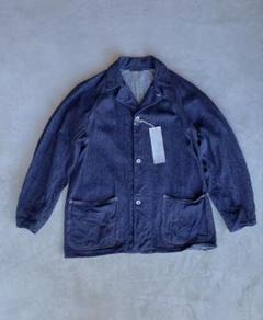 【入手困難】24SS COMOLI コモリ デニムワークジャケット ネイビー　S 入手困難】24SS COMOLI コモリ デニムワークジャケット ネイビー