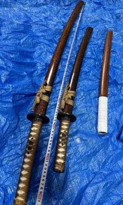 模造木刀 約30cm ケース付き 模造木刀 約30cm ケース付き