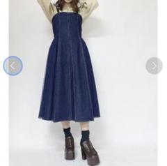✨美品✨one way バックレースアップサイドチュールジャンスカ