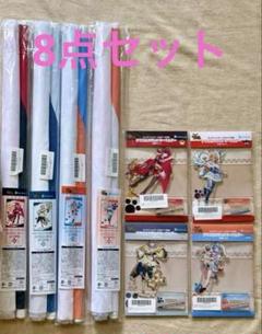 【カプとれ限定】モンハン×ホロライブ　タペストリー×アクスタ8点セット　全種類 カプとれ限定】モンハン×ホロライブ タペストリー×アクスタ8点