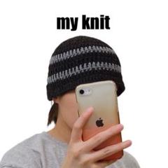 ハンドメイド　クロシェハット　クラッシャーハット　バケットハット　ニットハットのサムネイル