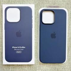 新品未使用· iPhone 16 Pro Max シリコンケース デニム
