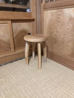 1200建具屋一筋58年のおじいちゃんの手作り台、花台、什器☆けやき 1200建具屋一筋58年のおじいちゃんの手作り台 花台 什器 けやき