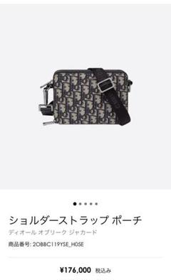 2022年最新】dior ショルダーストラップポーチの検索結果 - メルカリ