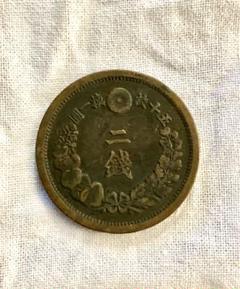 銅貨　2銭銅貨 300枚ロット imgrc0096695549.jpg