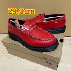 【新品未使用】Supreme Dr. Martens ローファー 赤 26cm Supreme × Dr.Martens Studded Penton Loafer 