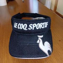 LE COQ SPORTIF 黒 サンバイザー/綺麗です♥値下げ