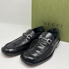 美品　GUCCI ホースビットローファー　ビジネスシューズ　レザー　ブラック