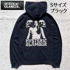ヒステリックグラマー　バックガールプリントジップアップパーカー　赤×グレー　レア ヒステリックグラマー HYSTERIC GLAMOUR パーカー メンズ ジップ