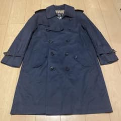 70's80'sイギリス製【バーバリー】希少ネイビー トレンチコート ギャバジン 70's80'sイギリス製【バーバリー】希少ネイビー トレンチコート