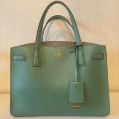 TORY BURCH トリバーチ トートバッグ グリーン【希少】
