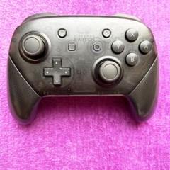 プロコン Nintendo Switch 純正 ブラック u5a-5 【超美品】