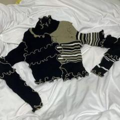 【タグ付未着用】Chinatsu Aoyama リメイクメロートップス ブルー タグ付未着用】Chinatsu Aoyama リメイクメロートップス ブルー