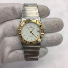 【美品】OMEGA オメガ コンステレーション デイト メンズ時計　稼働品