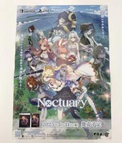 【送料無料】未使用品 PS5 Switch 夢灯華 Noctuary ポスター