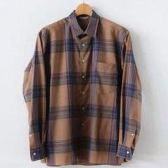 auralee チェックシャツ