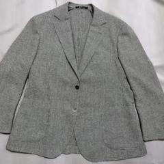 Aquascutum アクアスキュータム 千鳥格子 麻混 ジャケット Aquascutum アクアスキュータム 千鳥格子 麻混 ジャケット