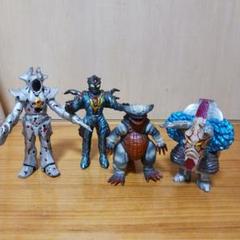 ウルトラ怪獣シリーズ ウルトラマンダイナ登場怪獣ソフビ4体
