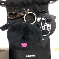 COMFORT 黒いキャラクターキーホルダー と小銭財布2点セット COMFORT 黒いキャラクターキーホルダー と小銭財布2点セット