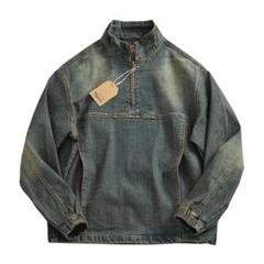 【45r 45rpm】リネン ラミー ジャケット インディゴ リボンベルト付き 45r 45rpm】リネン ラミー ジャケット インディゴ リボンベルト付き