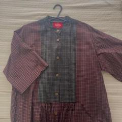 ヴィヴィアンウエストウッド　レッドレーベル♡変形チェックワンピース　ボトルネック CHECKED ワンピース(レッド)（レディース）（1210551046