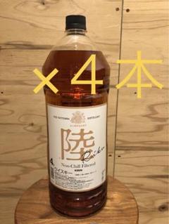 陸ウイスキー 4L 2本セット　新品未開封 キリン ウイスキー 陸 4L 2本