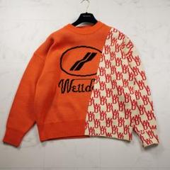 WELLDONE ニット アクリル ウール オレンジ #S