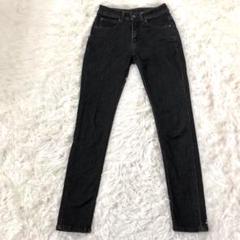 a.n.l アリエス　デニムパンツ　ストレッチ　スキニーズボン ブラック　綿 S