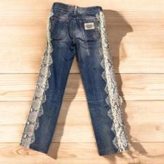 ドルガバ D&G ジーンズ 蛇 パイソンレース ヴィンテージ 希少