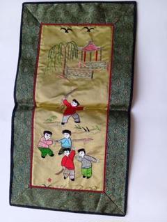 中国刺繍布敷物セット