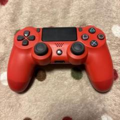 SONY DUALSHOCK 4 レッドコントローラー　ジャンク品