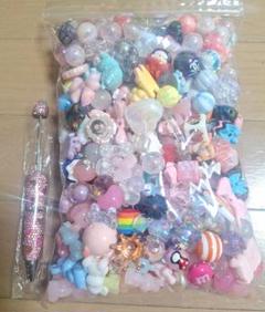 デコパーツビーズまとめ売り　大量 在庫処分 大量 デコパーツまとめ売りビーズ チャーム プラ板 品